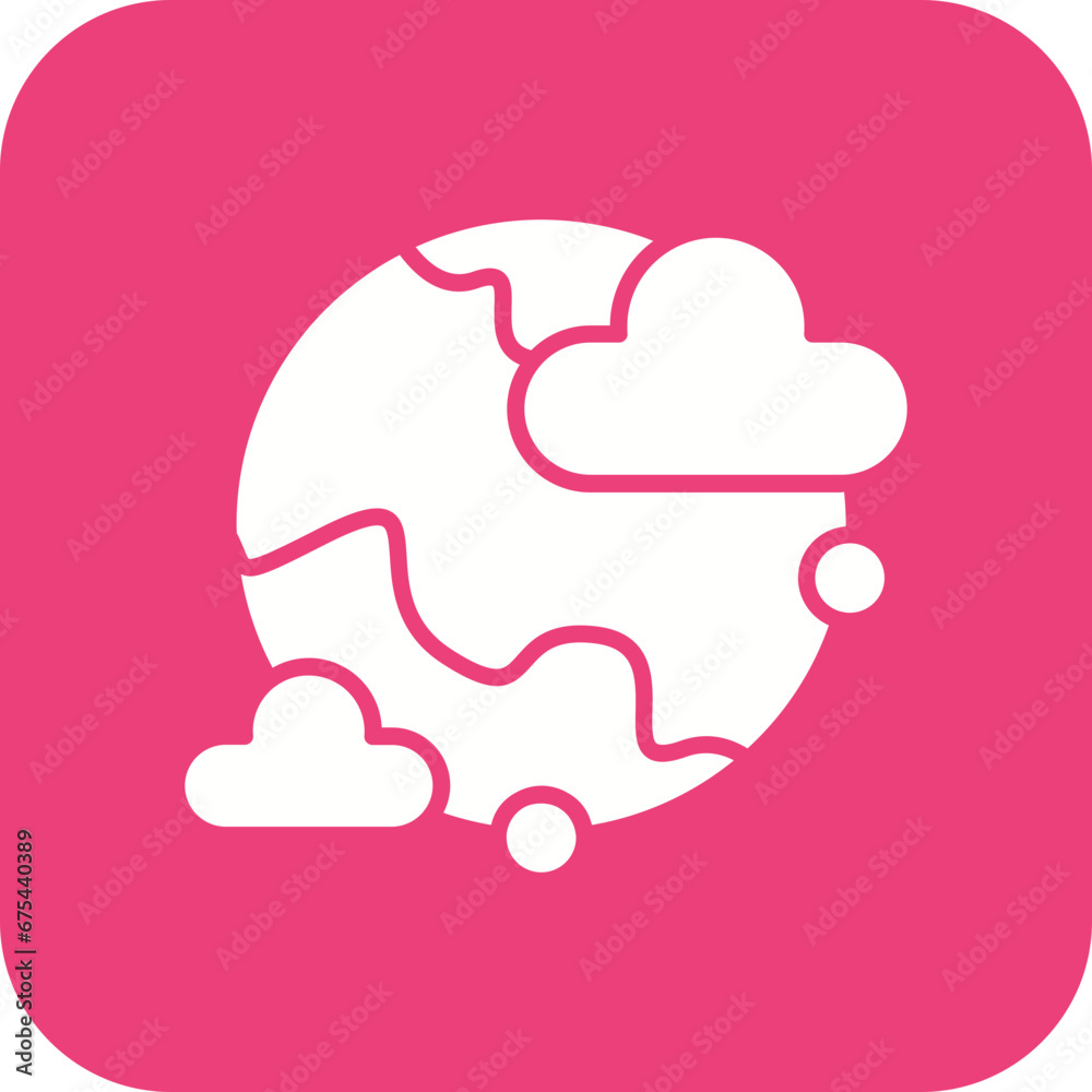 Pollution Line Icon Pollution Line Icon