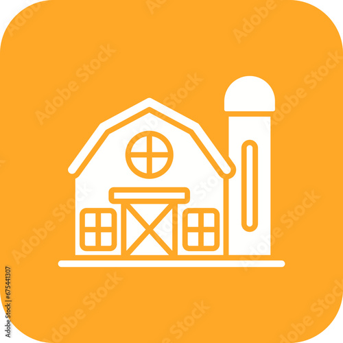 Farm House Line Icon