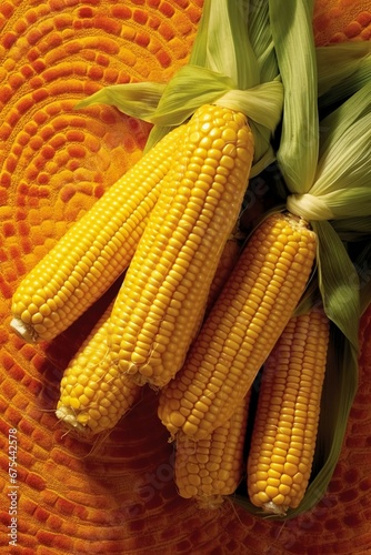 a vibrant yellow corn cob