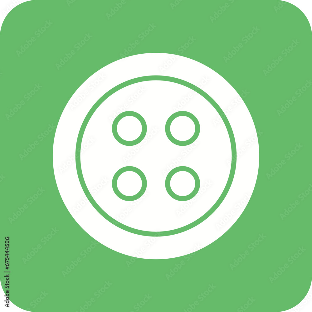 Clothing Button Line Color Icon Clothing Button Line Color Icon
