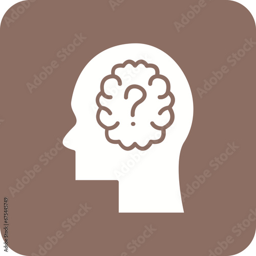 Mental Disorder Line Color Icon