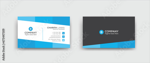 Creative Corporate Business Card Design Template
