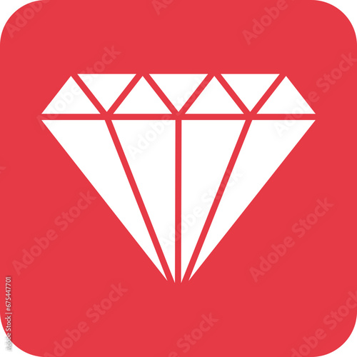 Diamond Line Color Icon