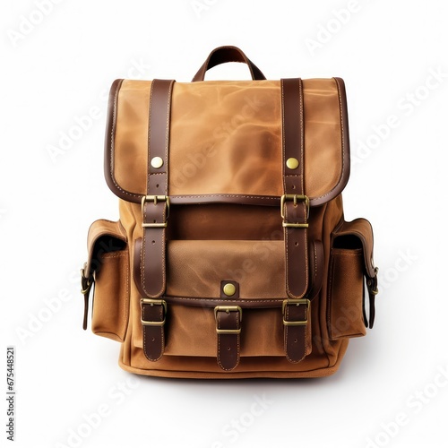 A backpack isolated on white background