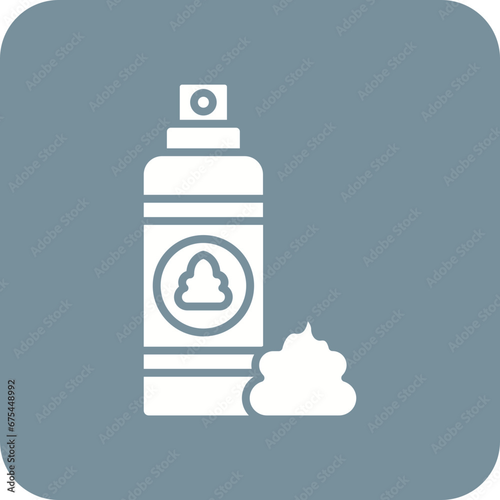 Shaving Cream Line Color Icon Shaving Cream Line Color Icon