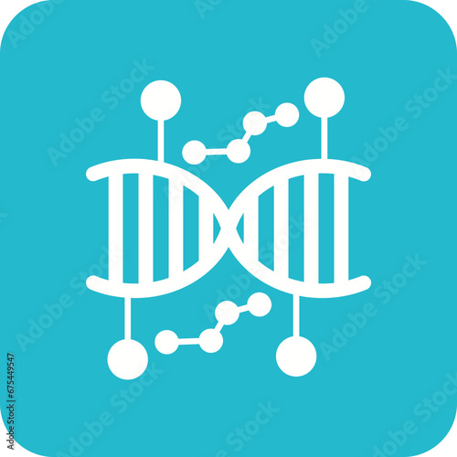 Genetic Engineering Line Color Icon