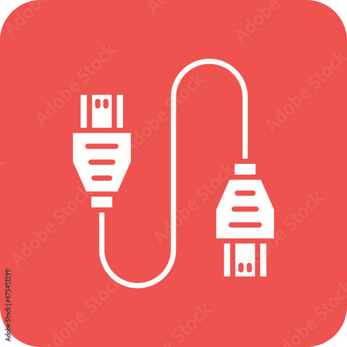 Hdmi Cable Line Color Icon