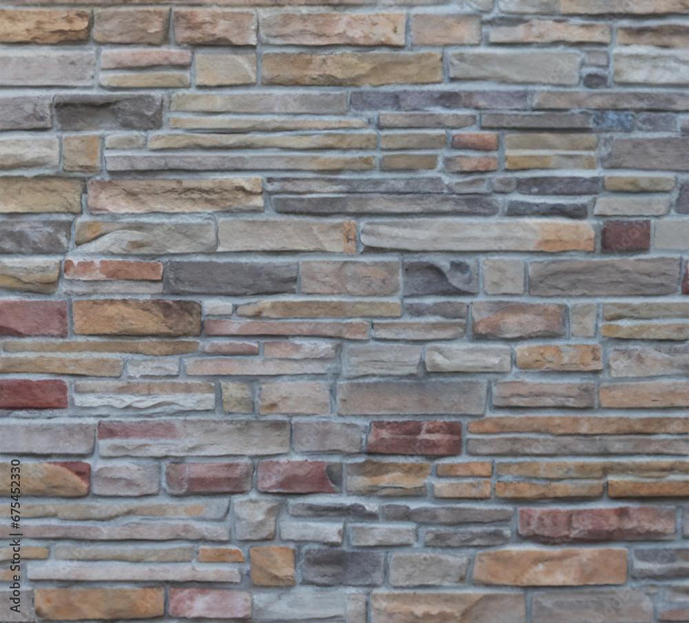 Obraz premium Modern stone brick wall background. stone texture.