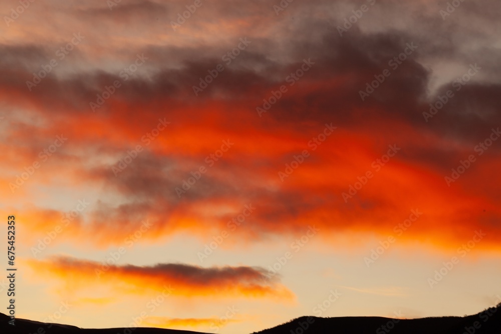 Beautiful sunset sky. Summer vacation travel Beautiful sunset sky. Summer vacation travel