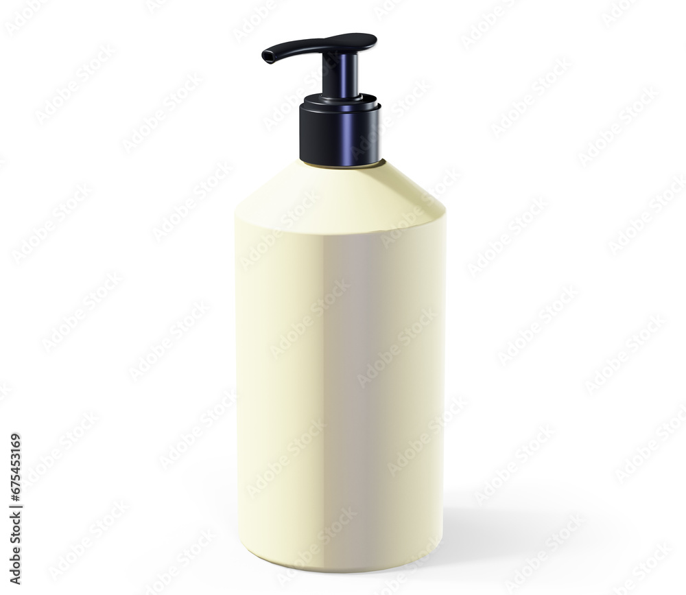 Soap Pump Bottle 3D render Mockup Scene on Isolated Background Soap Pump Bottle 3D render Mockup Scene on Isolated Background