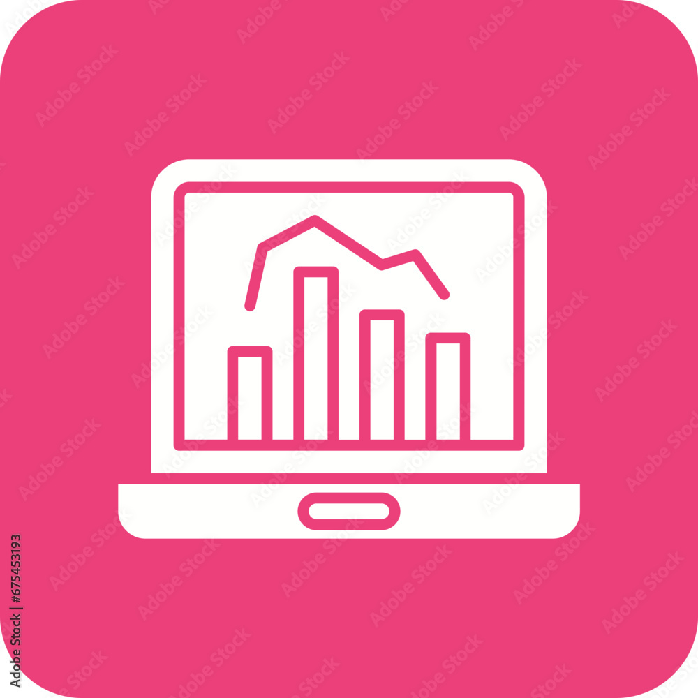 Analysis Line Color Icon Analysis Line Color Icon