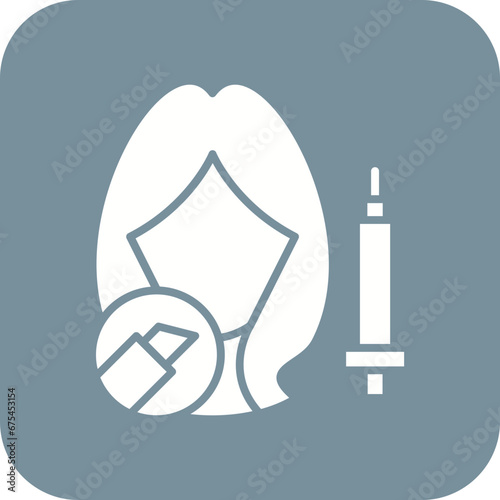 Cosmetic Surgery Line Color Icon