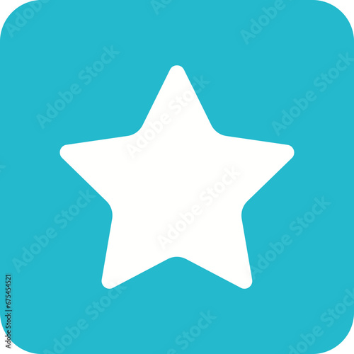 Star Line Color Icon