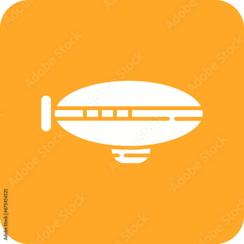 Zeppelin Line Color Icon