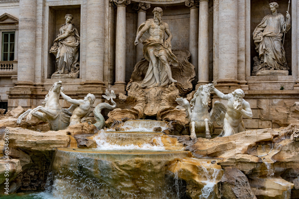 Die schöne Altstadt Rom in Italien mit beeindruckenden Bauwerken 