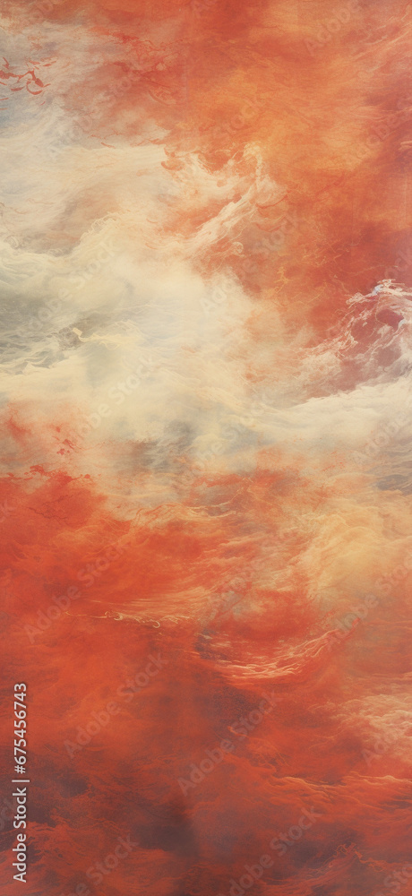 Naklejka premium wallpaper pattern scan, sea waves