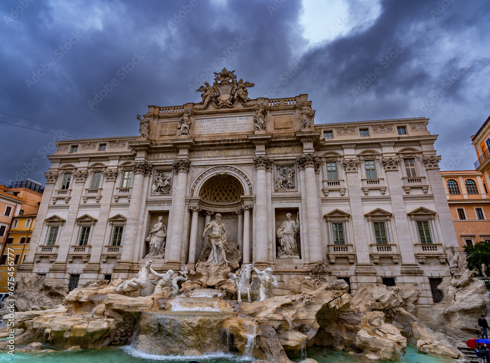 Die schöne Altstadt Rom in Italien mit beeindruckenden Bauwerken 