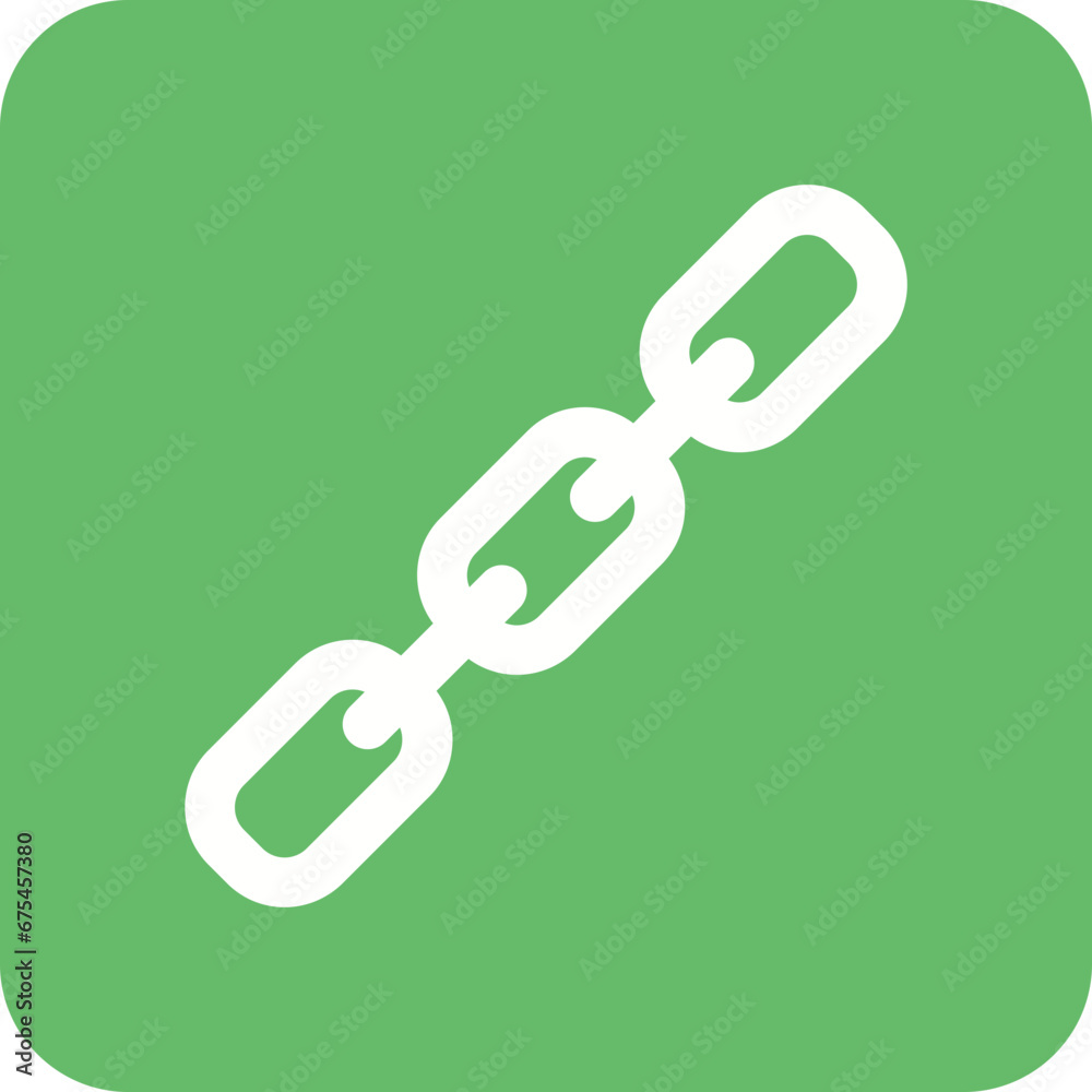 Chain Line Color Icon Chain Line Color Icon