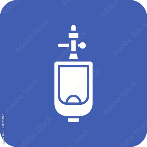 Urinal Toilet Line Color Icon