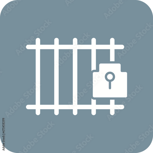 Jail Line Color Icon