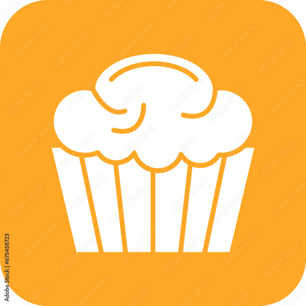 Muffin Line Color Icon Muffin Line Color Icon