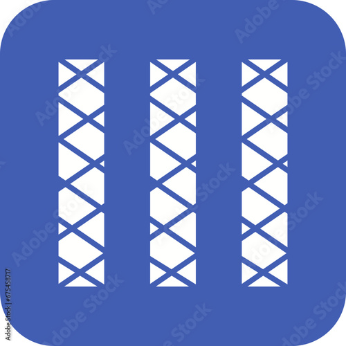 Wafers Line Color Icon