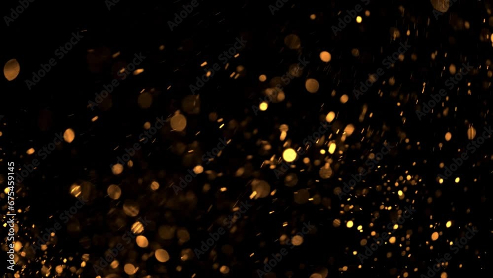 4K Multicolored abstract glitter particles. Shimmering Particles Falling glitter with glare on a bokeh background. Titles in awards, music, wedding, anniversary, party, and presentation backdrops. 4K Multicolored abstract glitter particles. Shimmering Particles Falling glitter with glare on a bokeh background. Titles in awards, music, wedding, anniversary, party, and presentation backdrops.