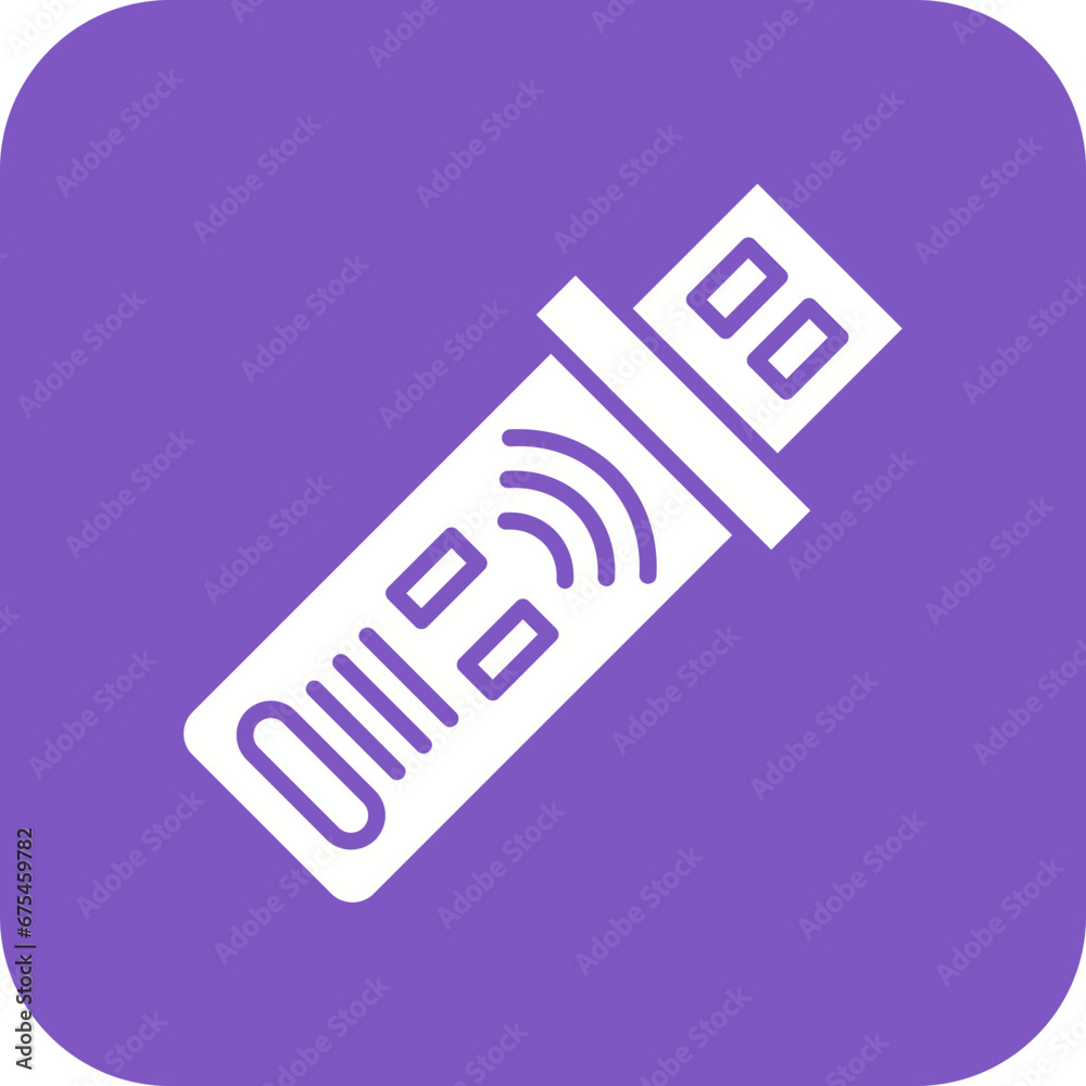 Dongle Line Color Icon Dongle Line Color Icon