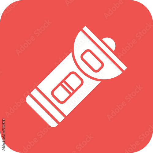 Flashlight Line Color Icon