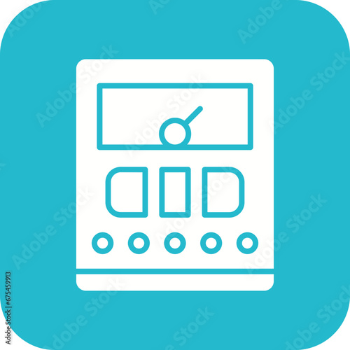 Tester Machine Line Color Icon