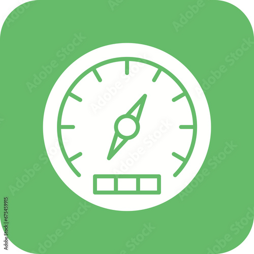 Barometer Line Color Icon