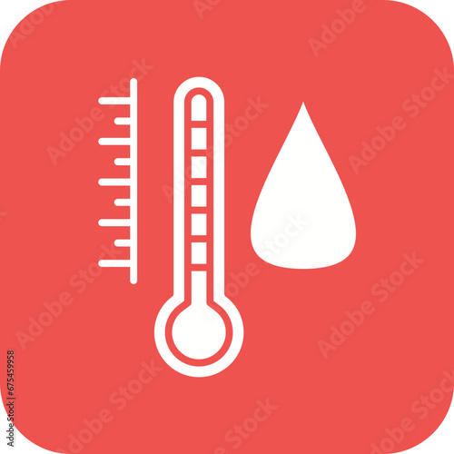 Humidity Line Color Icon