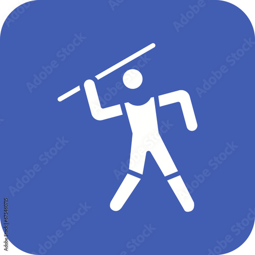 Javelin Line Color Icon