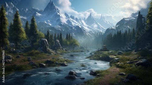 A stunning landscape in evolving immersive and captivating impact game worlds