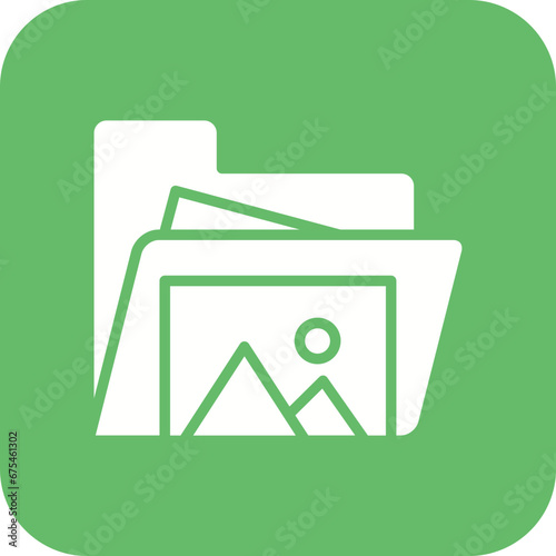 Images Folder Line Color Icon