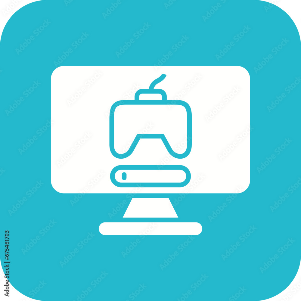 Game Login Line Color Icon Game Login Line Color Icon