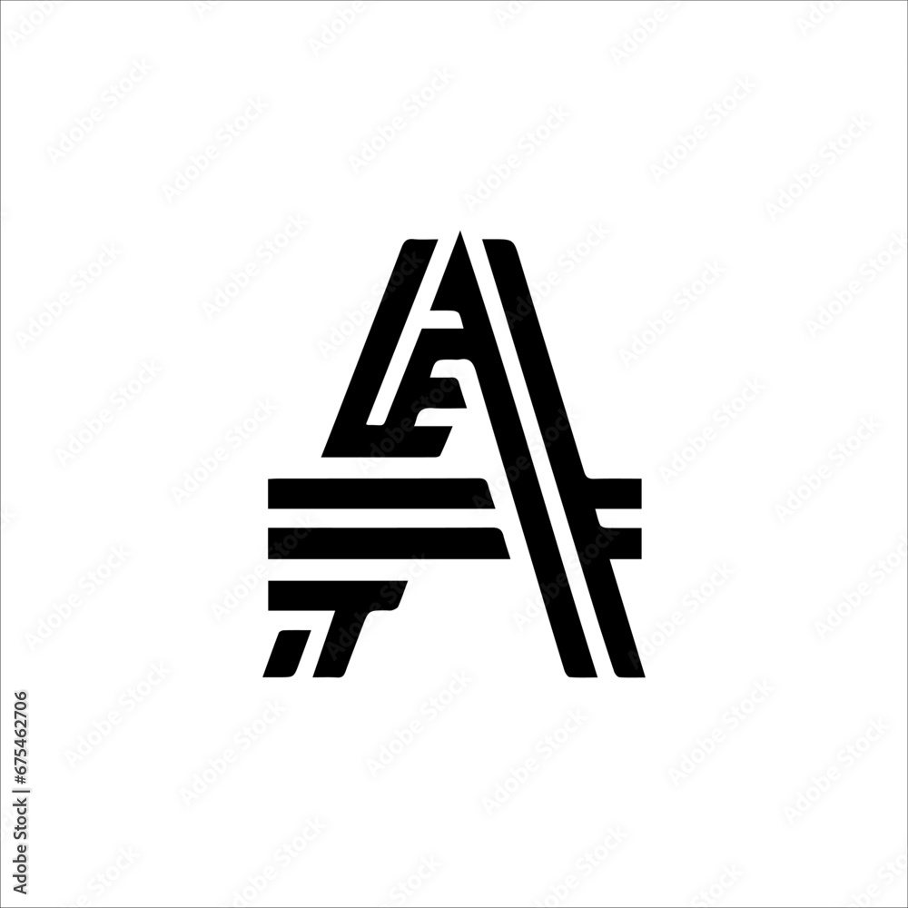 a letter logo vector illustration a letter logo vector illustration