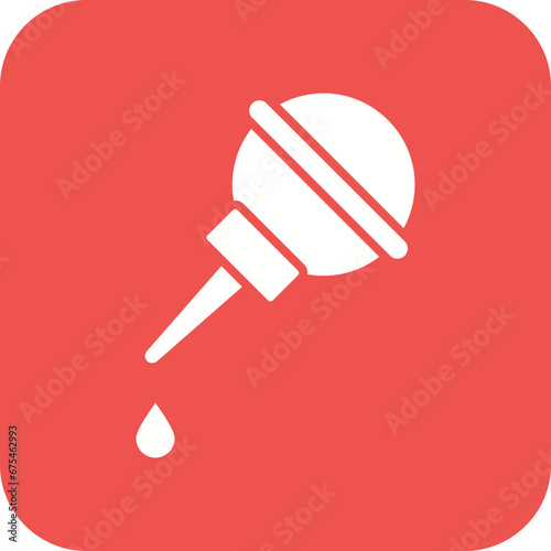 Nasal Aspirator Line Color Icon