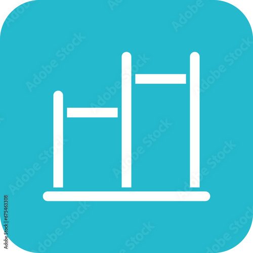Chin Ups Line Color Icon
