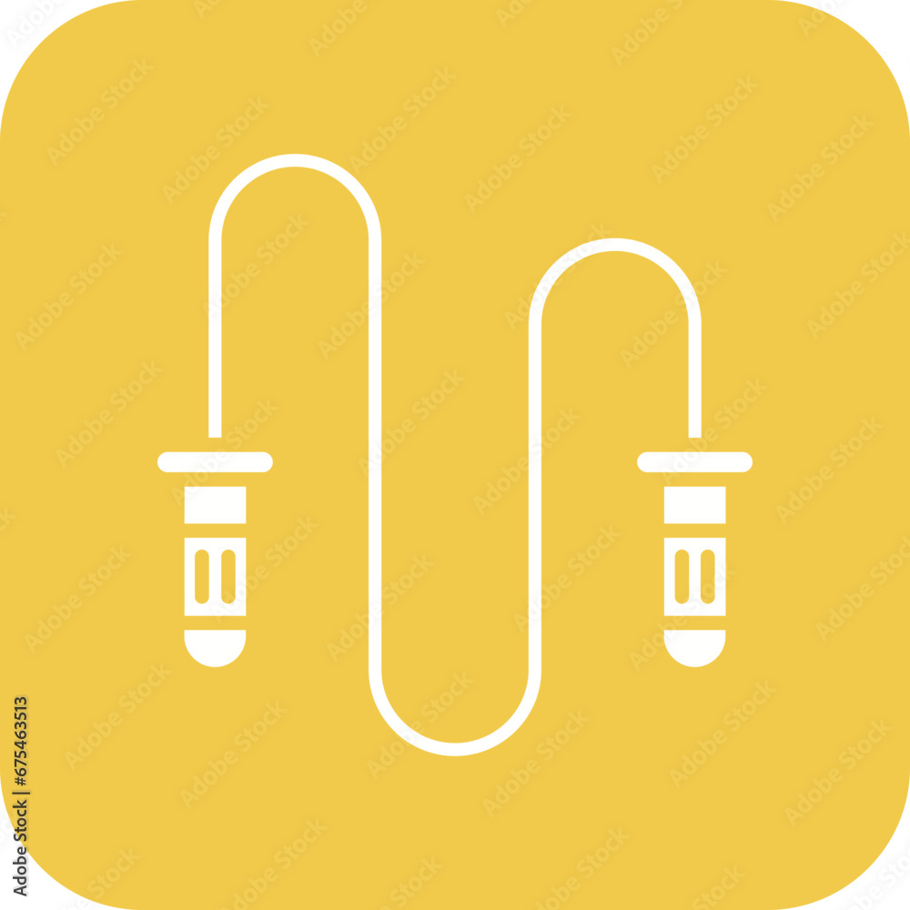 Jumping Rope Line Color Icon Jumping Rope Line Color Icon