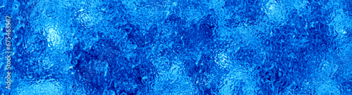 Blue winter ice vector background. Christmas illustration. Blue frozen glass texture. Cold. Snow. Template for design. Stained glass window. Grunge surface. Holiday backdrop.