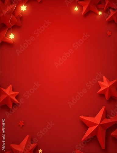 Red silvester background. High resolution background with lighting effect and sparkle with copy space for text. Background images for banner and poster.