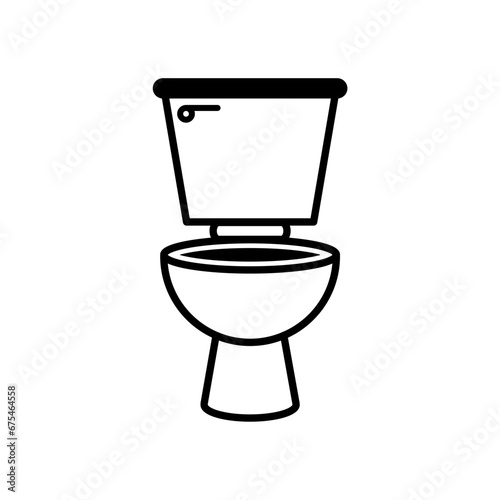 toilet icon design vector template