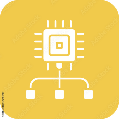 Intelligent Control Line Color Icon