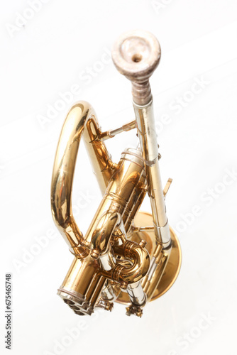 Photography Trumpet on White Background