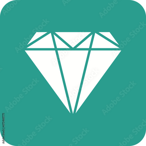 Diamond Line Color Icon