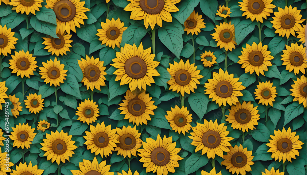 sunflower field Sunset sunflower field Sunset