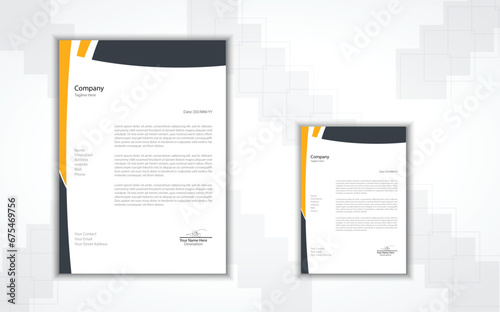 Letter Head Design, Business latter head Pad Design.
