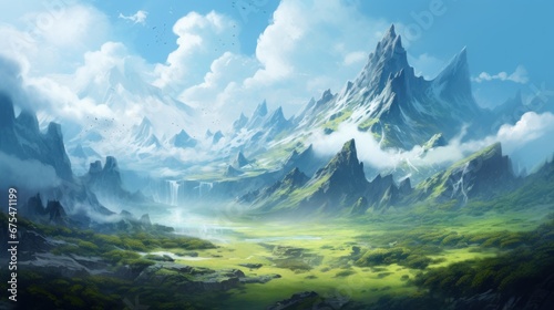 Fantasy landscape art and its profound impact on player engagement and emotional connection to the magical game world © Damian Sobczyk