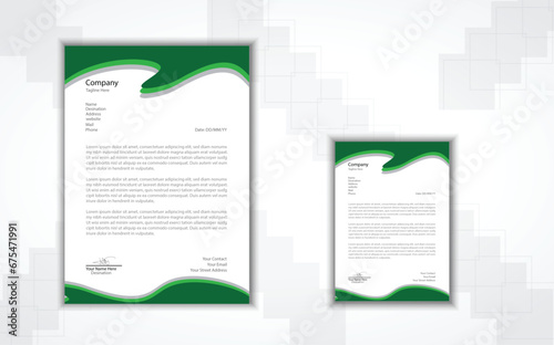 Letter Head Design, Business latter head Pad Design.